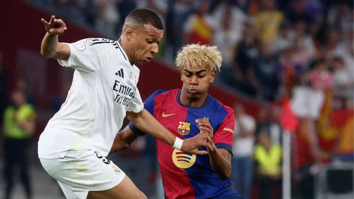 laliga matchday 10 fixtures - Kylian Mbappe duels with Lamine Yamal in El Clasico